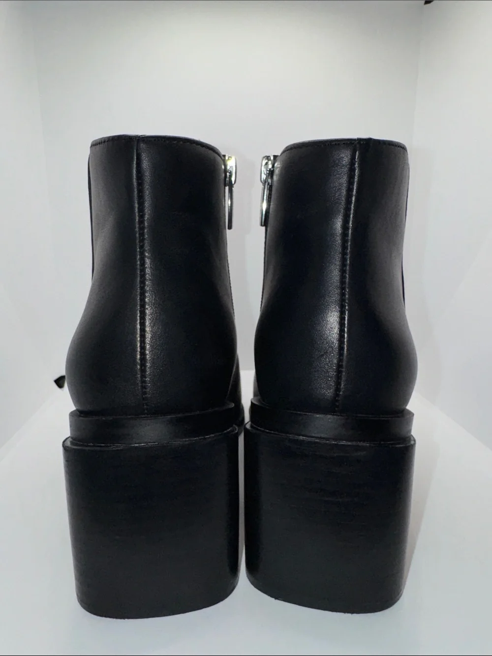 Vince Camuto Kelmi Ankle Boots Black Leather Women’s 8